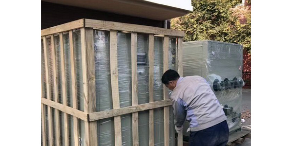 渦旋式水源熱泵機(jī)組廠家完成測(cè)試，用戶安裝簡(jiǎn)便